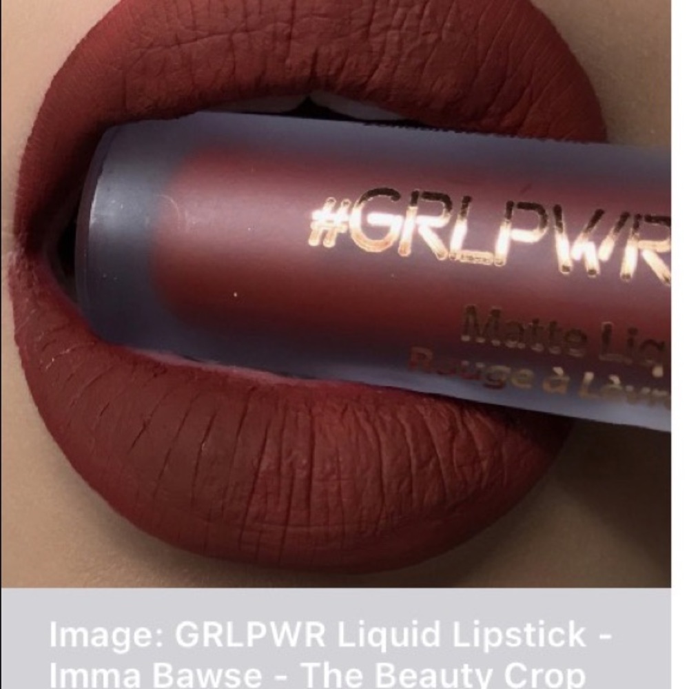 Beauty Crop #GRLPOWER  Liquid Lipstick Imma Bawse